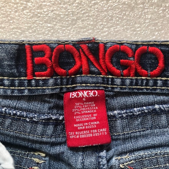Bongo Girls Embroidered Jeans Size 5 - Picture 8 of 9